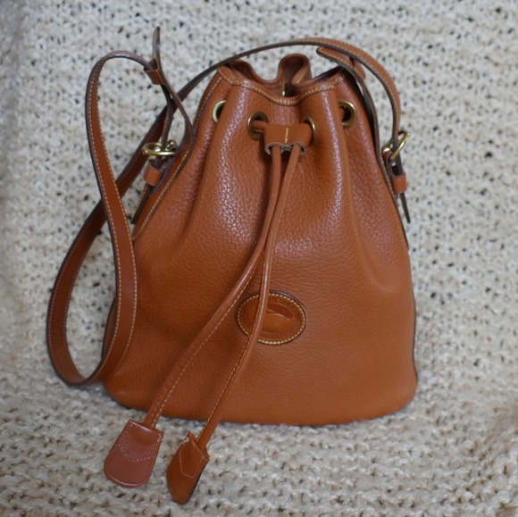 Dooney & Bourke Handbags - Vintage Dooney & Bourke leather bucket bag